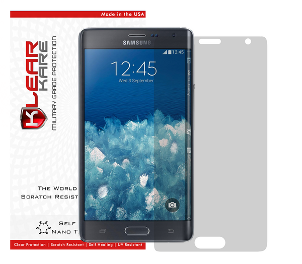 KlearKare Invisible Screen Shield Protector for Samsung Galaxy Note EDGE - Lifetime Warranty - KlearKare