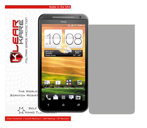 KlearKare Invisible Screen Shield Protector for HTC Evo 4G LTE 2012 - Lifetime Warranty - KlearKare
