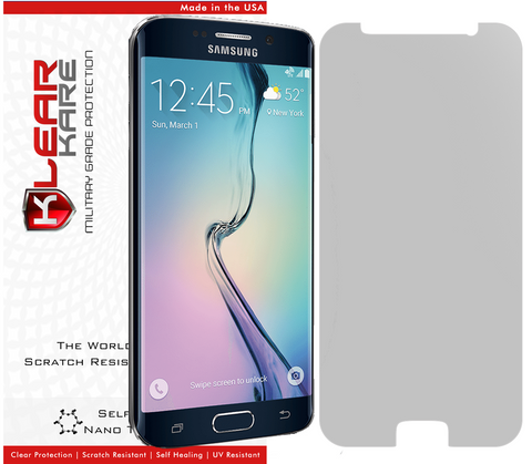 KlearKare Invisible Screen Shield Protector for Samsung Galaxy S6  Edge - Lifetime Warranty - KlearKare