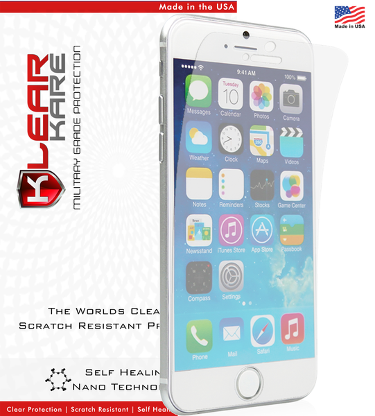 KlearKare Invisible Screen Shield Protector for Apple iPhone 6 - Lifetime Warranty - KlearKare